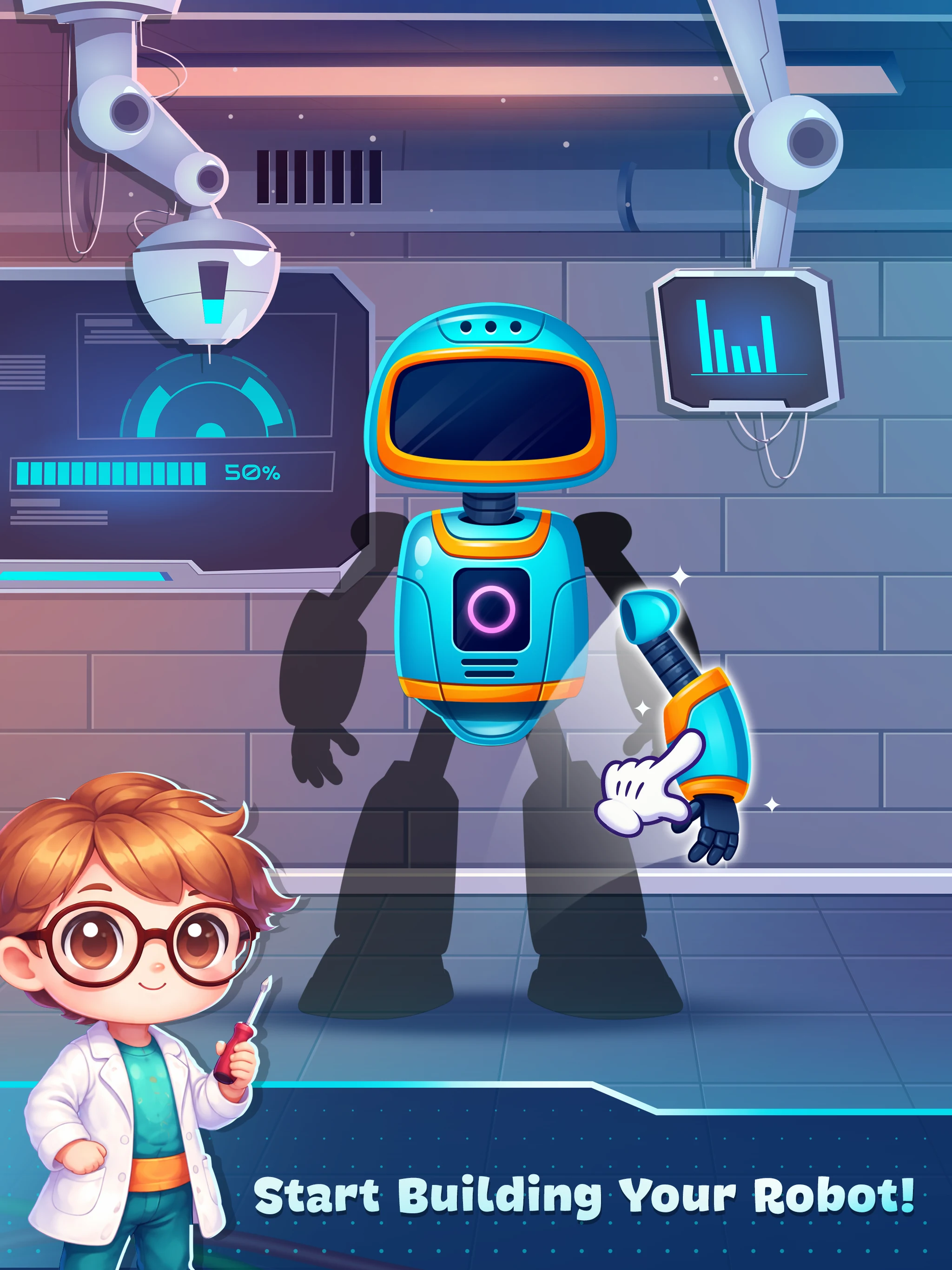 Robot Builder: Kids Mini Games screenshot
