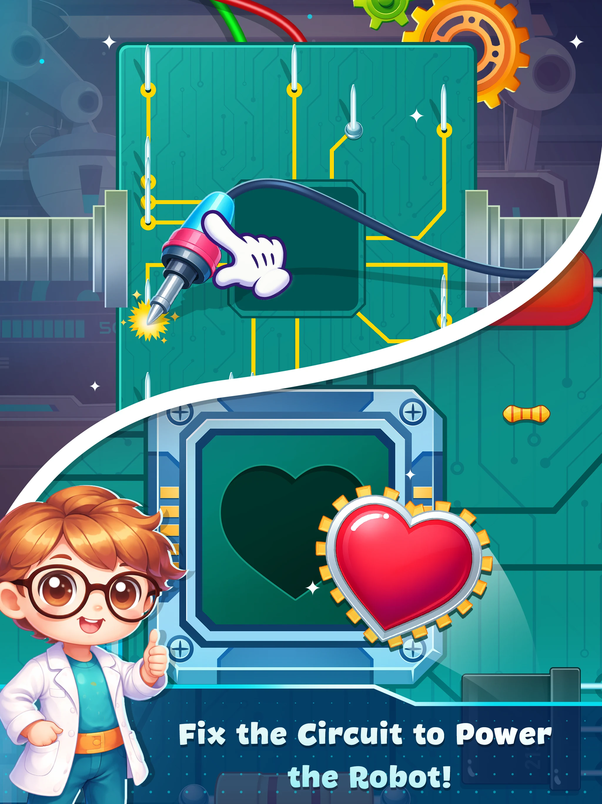 Robot Builder: Kids Mini Games screenshot