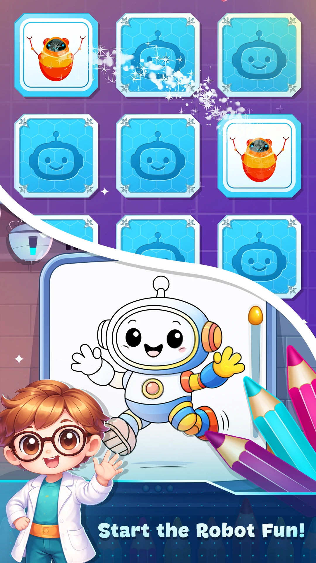 Robot Builder: Kids Mini Games screenshot